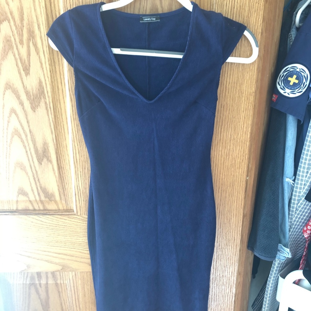 Blue Mini Dress